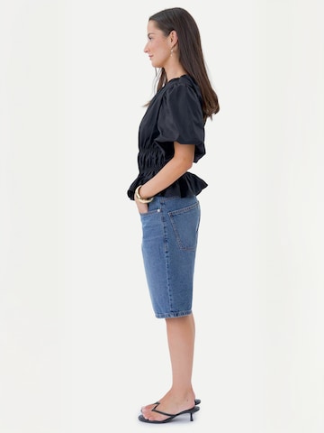 TEESHOPPEN Top ' Valentina ' in Zwart