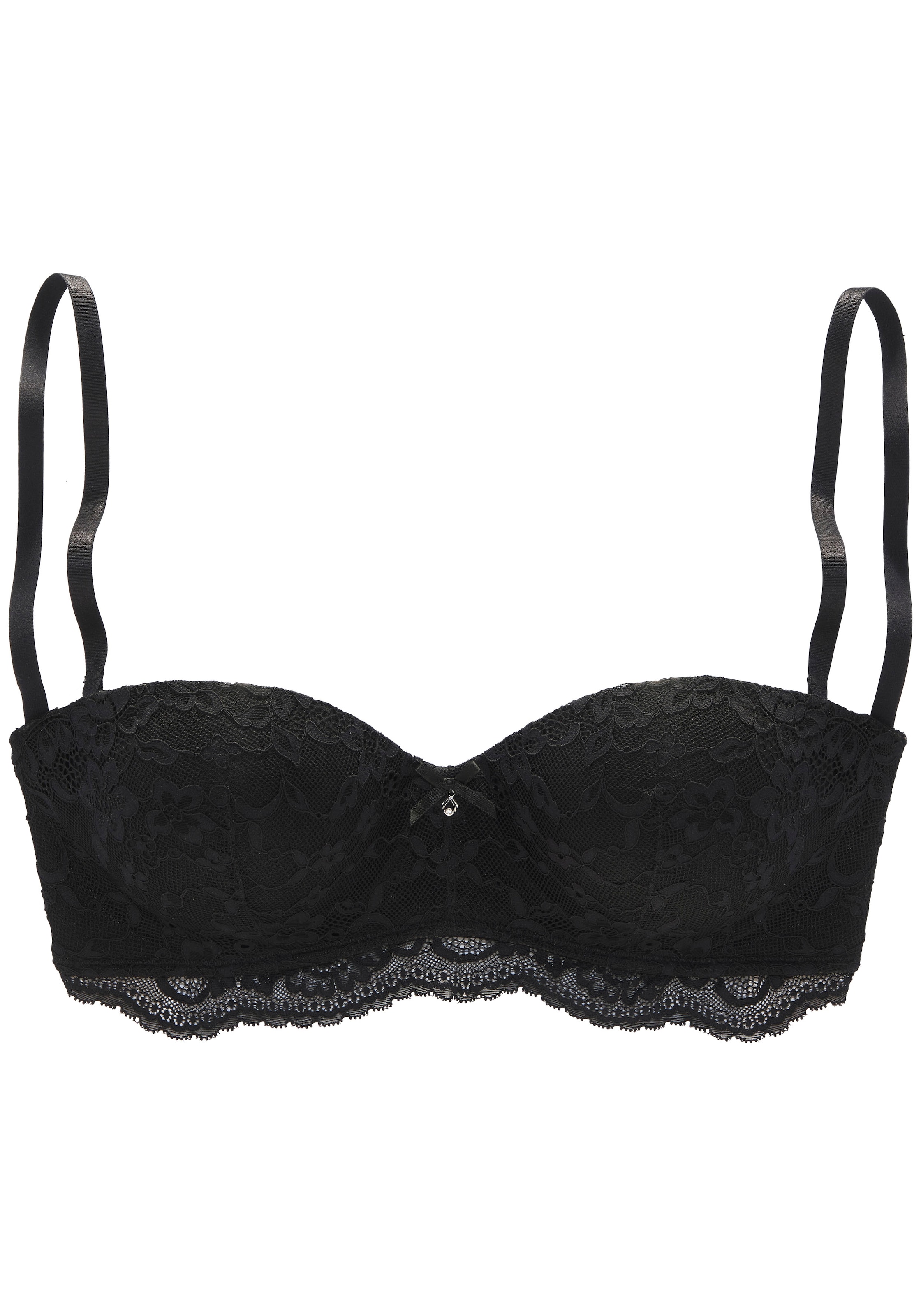 s.Oliver Balkonetka Biustonosz w kolorze czarny: przód