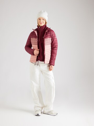 raudona COLUMBIA Laisvalaikio striukė 'Powder Pass'