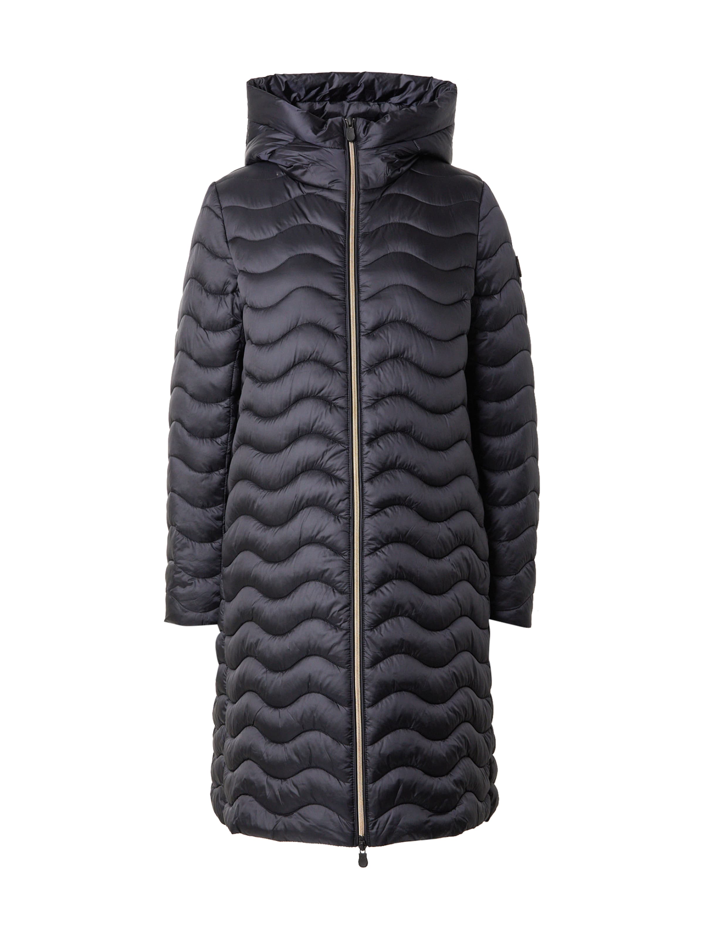 SAVE THE DUCK Zimní kabát 'SYNNA' – černá: přední strana