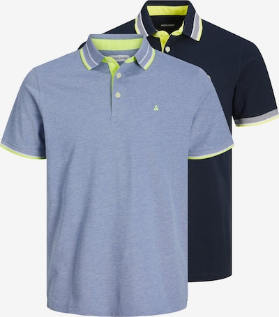 JACK & JONES T-Shirt 'Paulos' en bleu marine / bleu-gris / vert clair, Vue avec produit