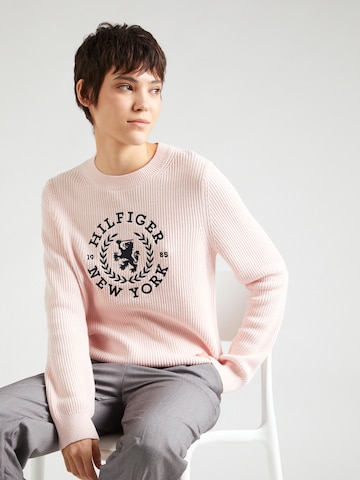 TOMMY HILFIGER Sweter w kolorze różowy: przód