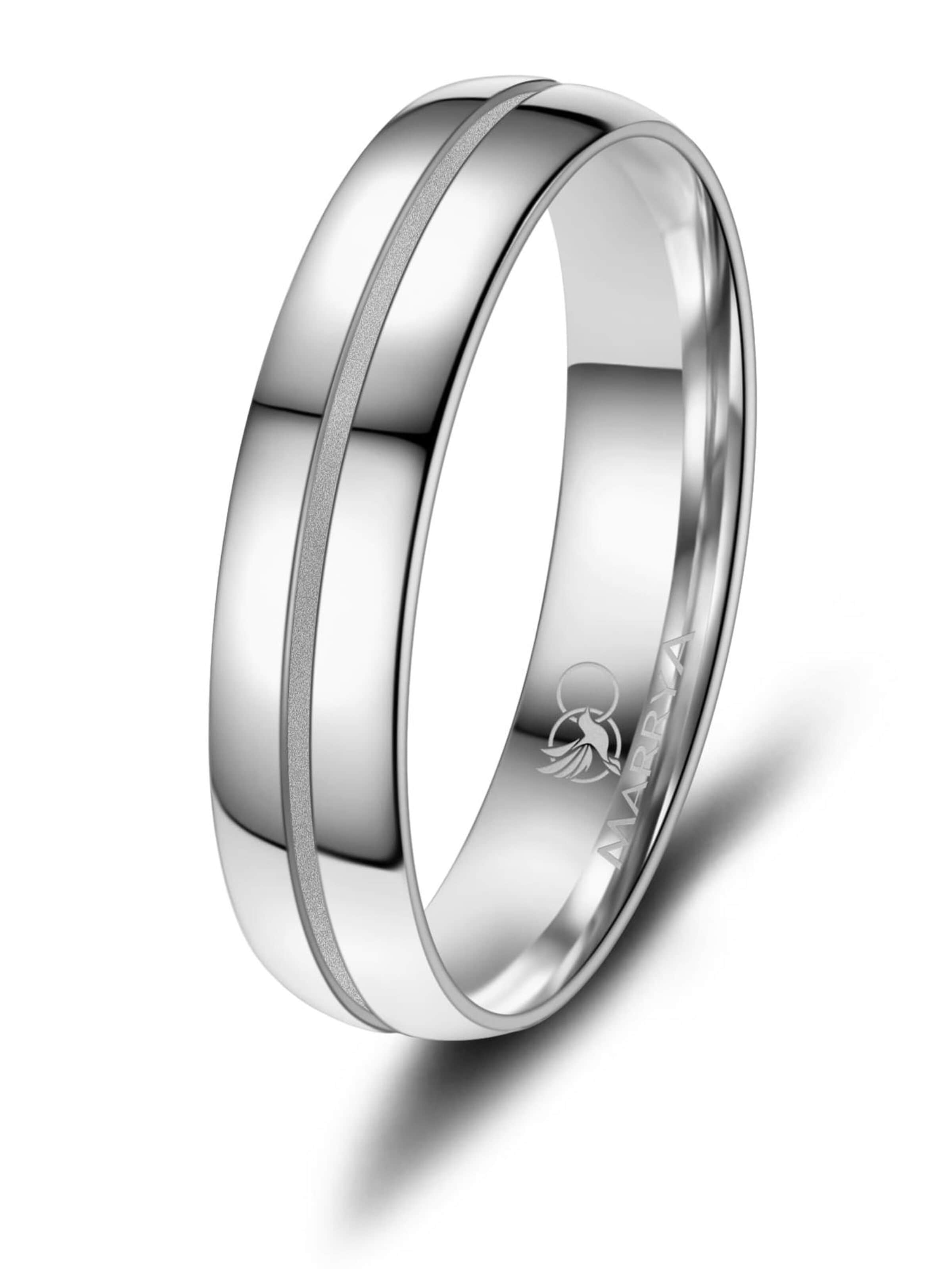 MARRYA Ring 'MARRYA SI-16 Ehering aus Silber' in Silver: front