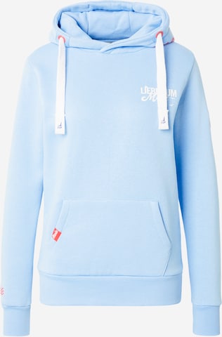 Sweat-shirt Eight2Nine en bleu : devant