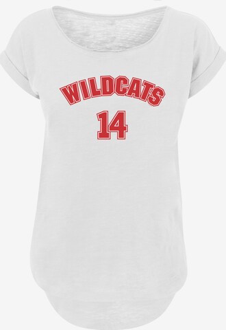 F4NT4STIC Shirt 'Disney High School Musical The Musical Wildcats 14' in White: front