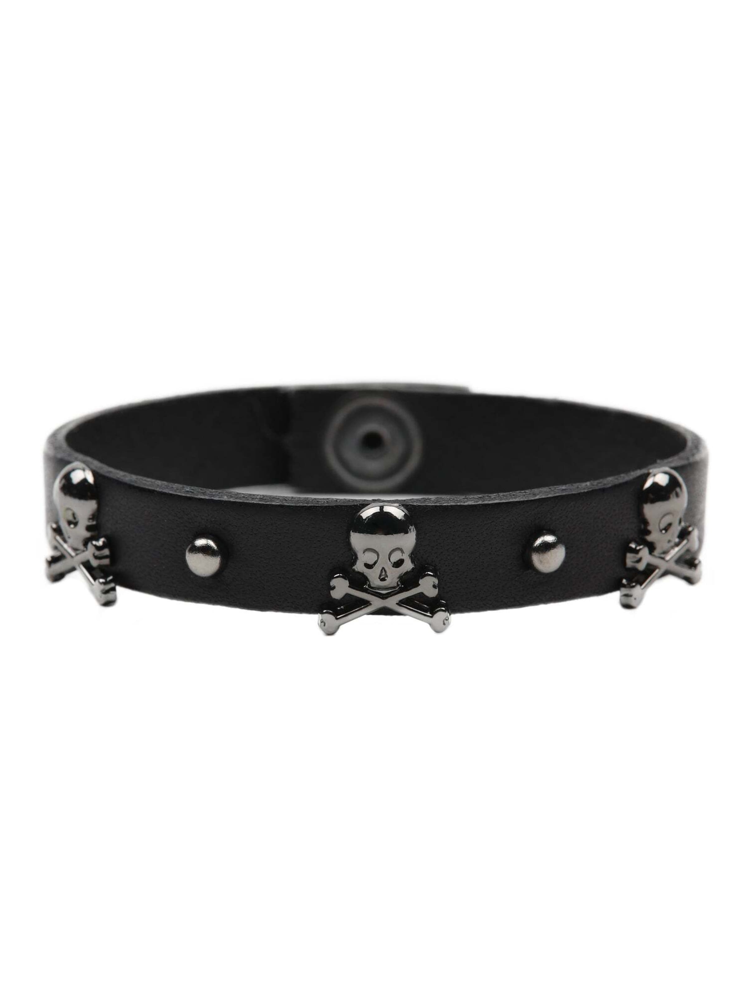 Scalpers Käevõru, värv must: eest vaates