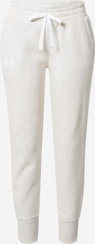 UNDER ARMOUR - Pantalón deportivo en beige: frente