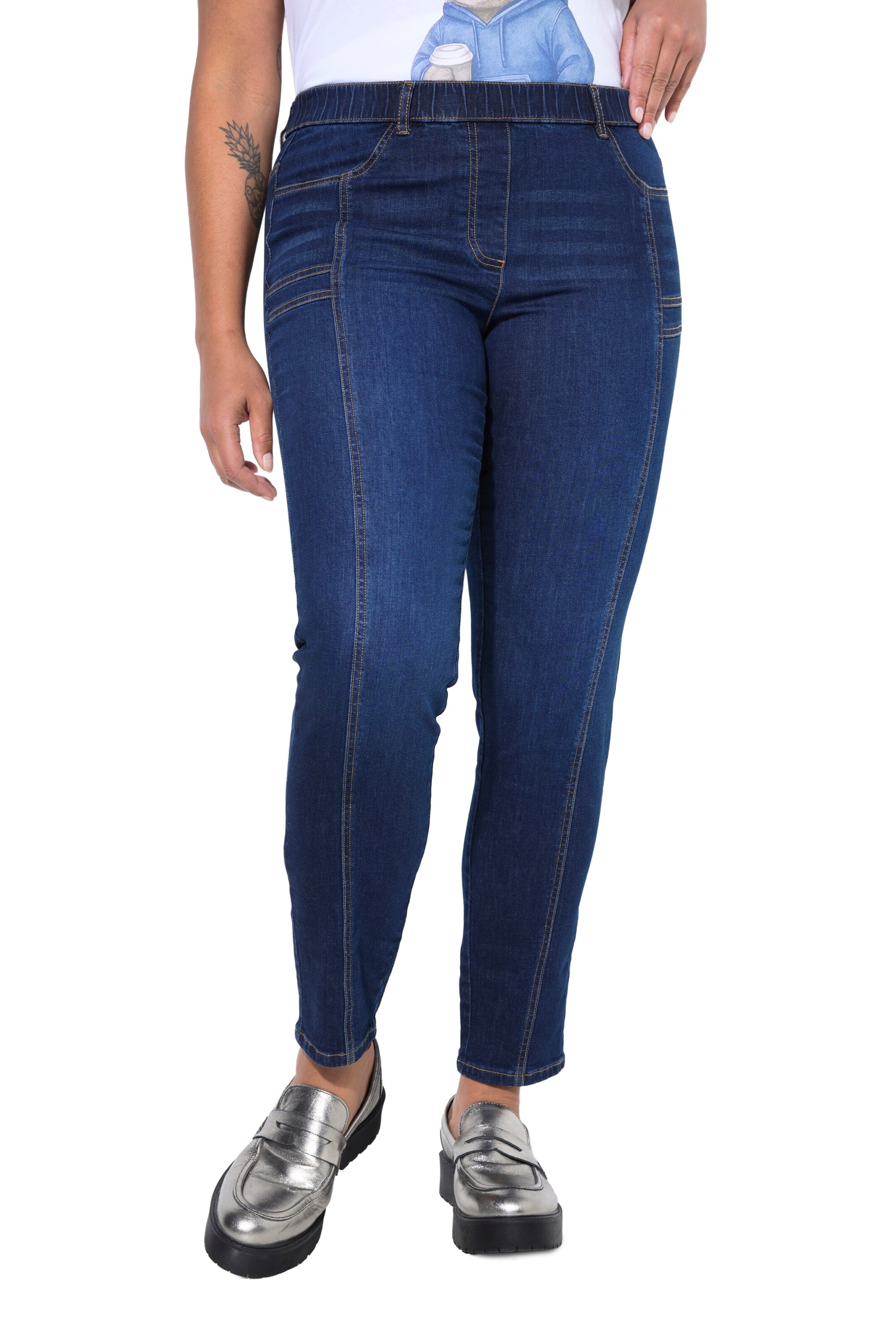 Angel of Style Skinny Jeans in Blauw: voorkant