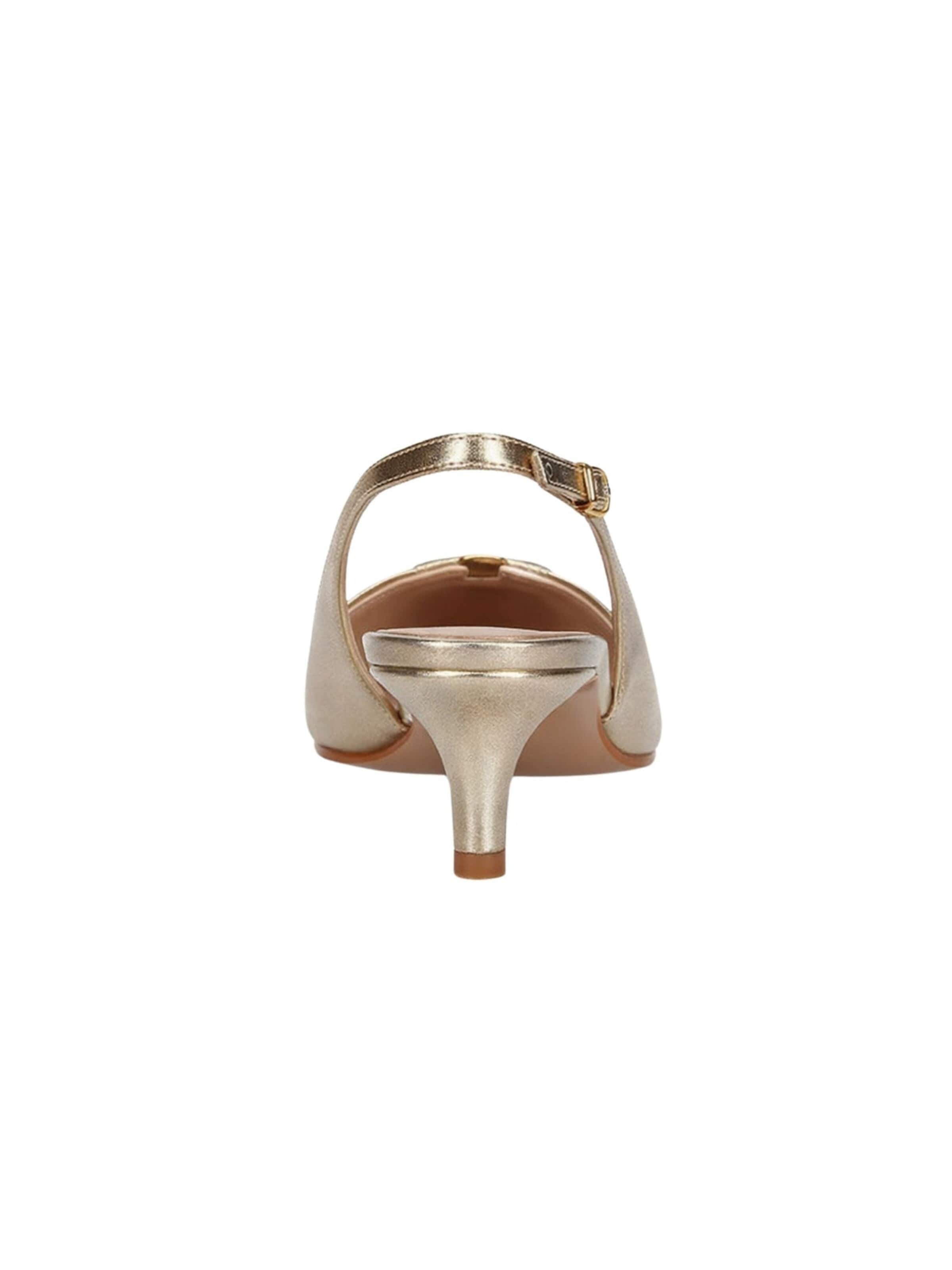 Twinset Slingback Pumps 'Leather slingback pumps' in Silver