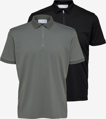 SELECTED Shirt 'Fave' in Green: front