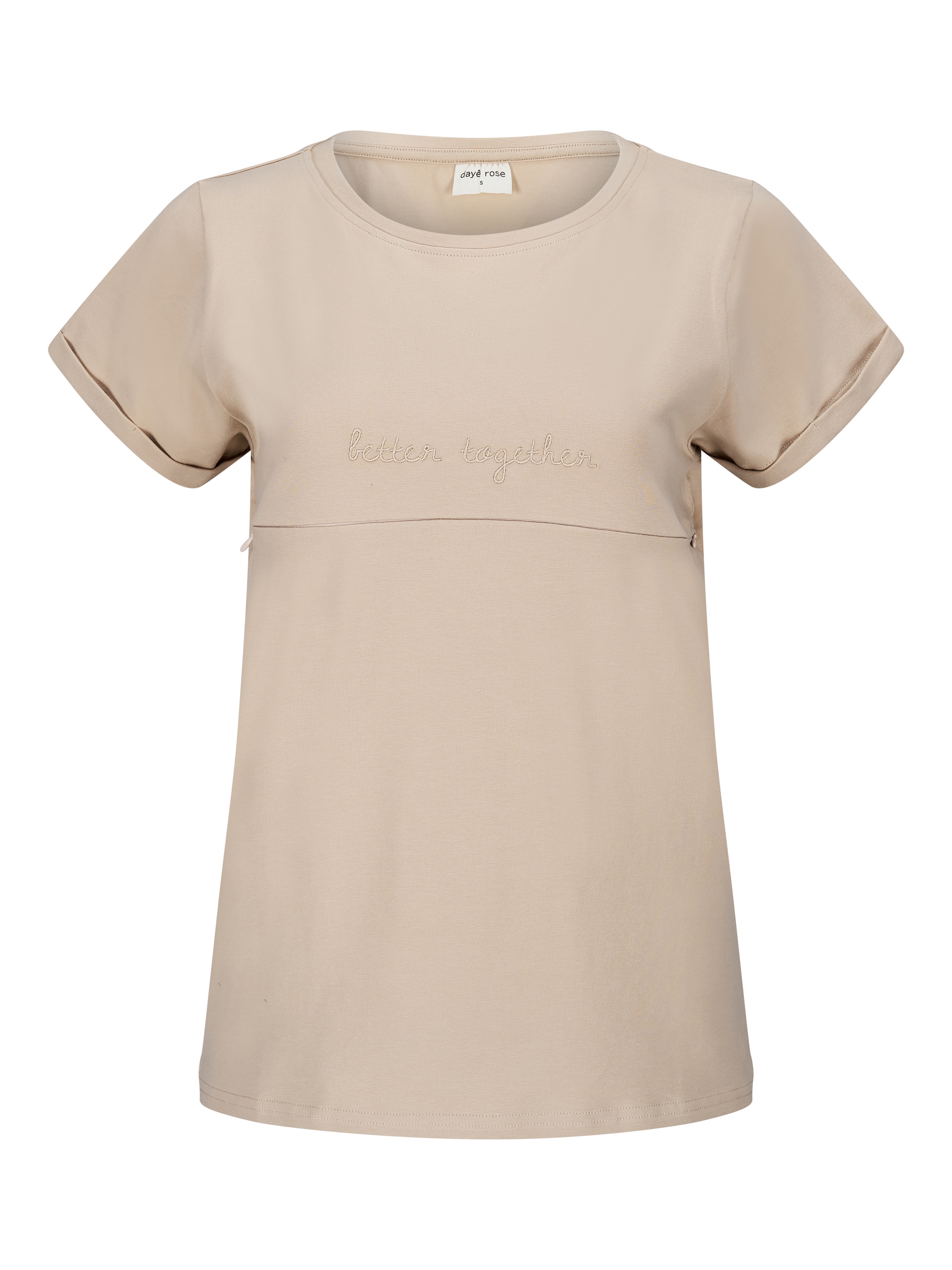 dayê rose Shirt‌‌‌ in Beige: Vorderseite