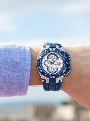 Montre à affichage analogique 'Chronograph Chrono Bike' FESTINA en bleu