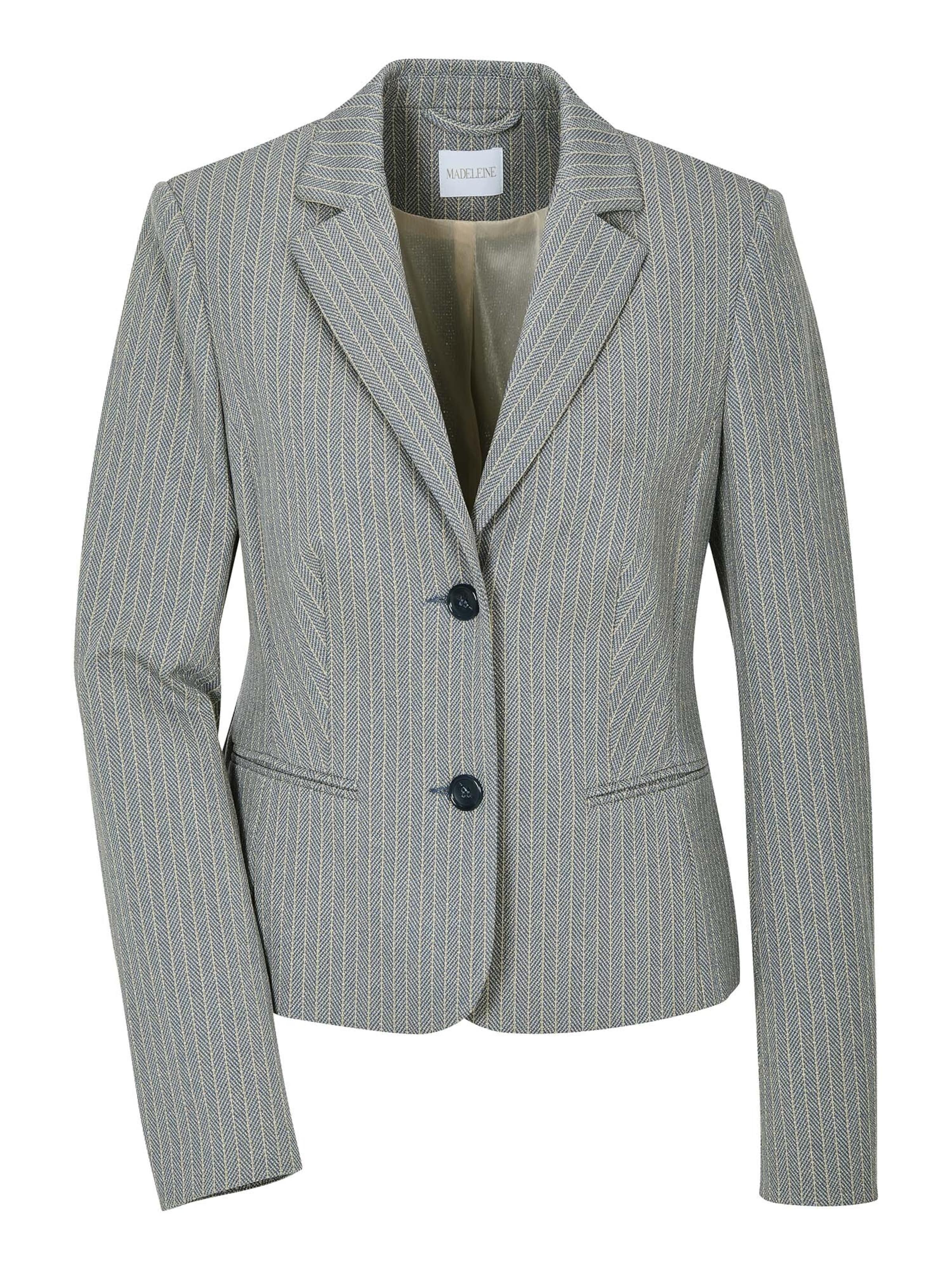 Blazer MADELEINE en bleu : devant
