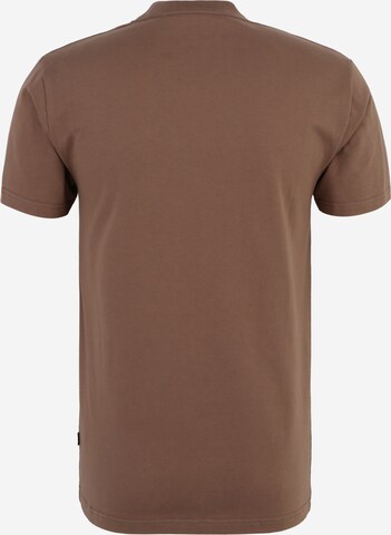 Cleptomanicx T-Shirt 'Embro Gull' in Braun