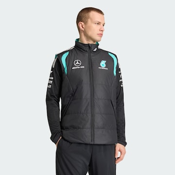 Gilet de sport 'Mercedes - Amg Petronas Formula 1 Team Mechanics' ADIDAS PERFORMANCE en noir : devant