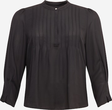 Selected Femme Curve - Blusa 'Via' en negro: frente