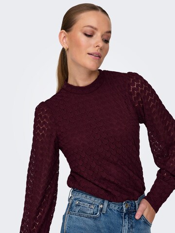 Chemisier 'NICE' ONLY en rouge