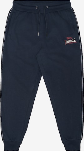 LONSDALE Tapered Housut 'Delaval' värissä sininen: etupuoli