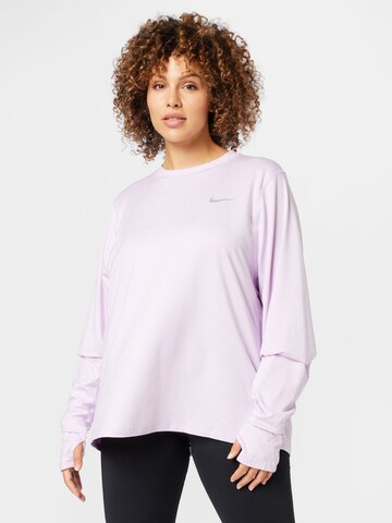 Nike Sportswear Performance Shirt 'Element' in Pink: front