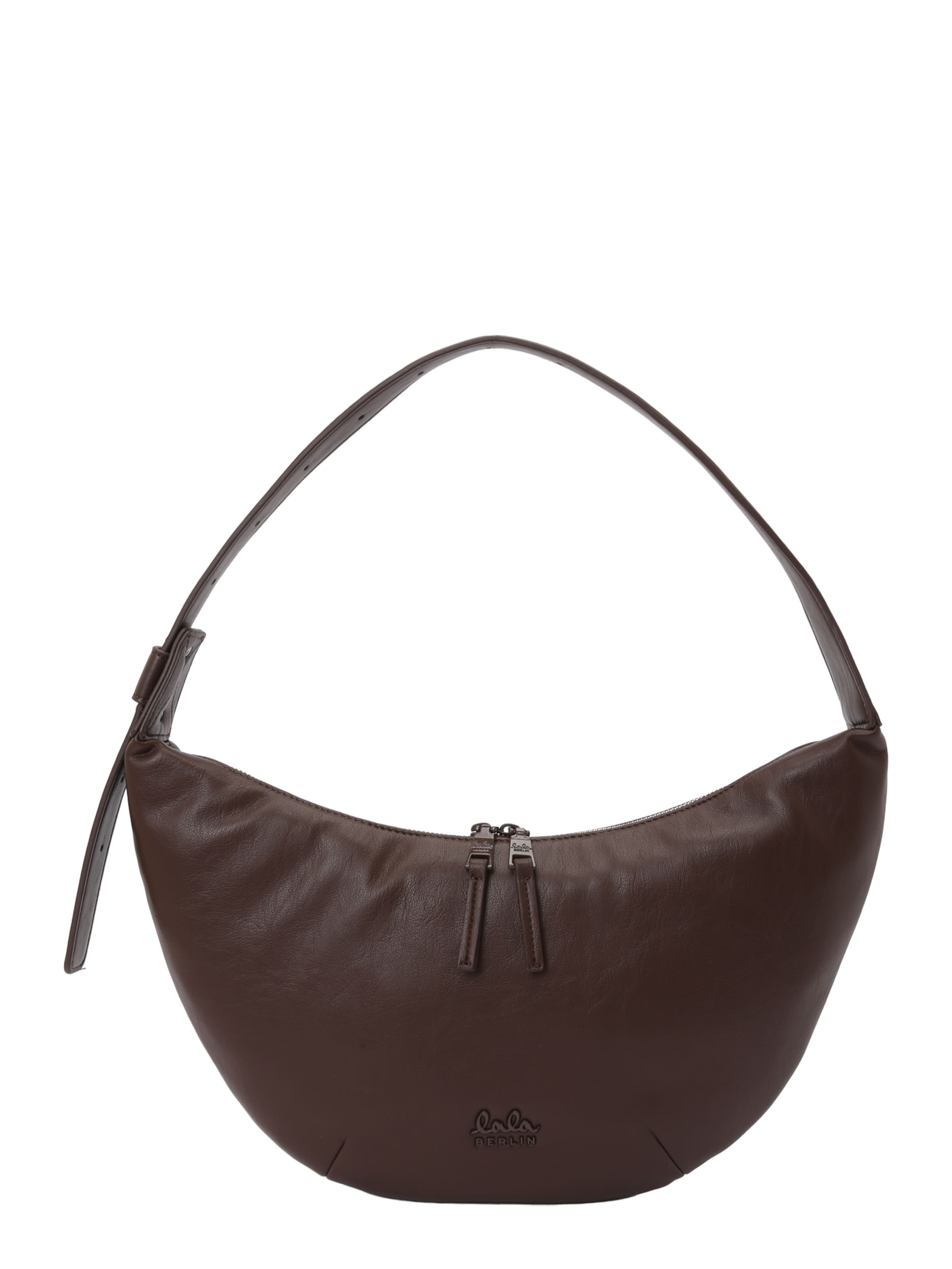 Lala Berlin Axelremsväska 'Gili' i brun: framsida