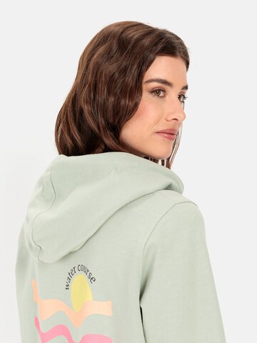 CAMEL ACTIVE Hoodie mit großem Rückenprint in Grün