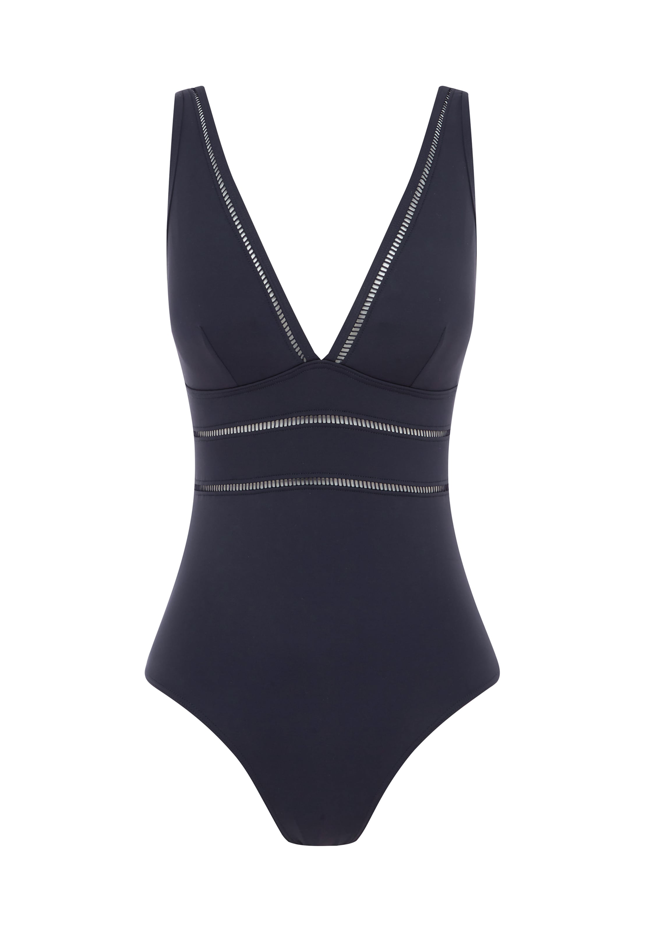 SEA LEVEL Triangle Swimsuit 'Essentials Edit' in Blue: front