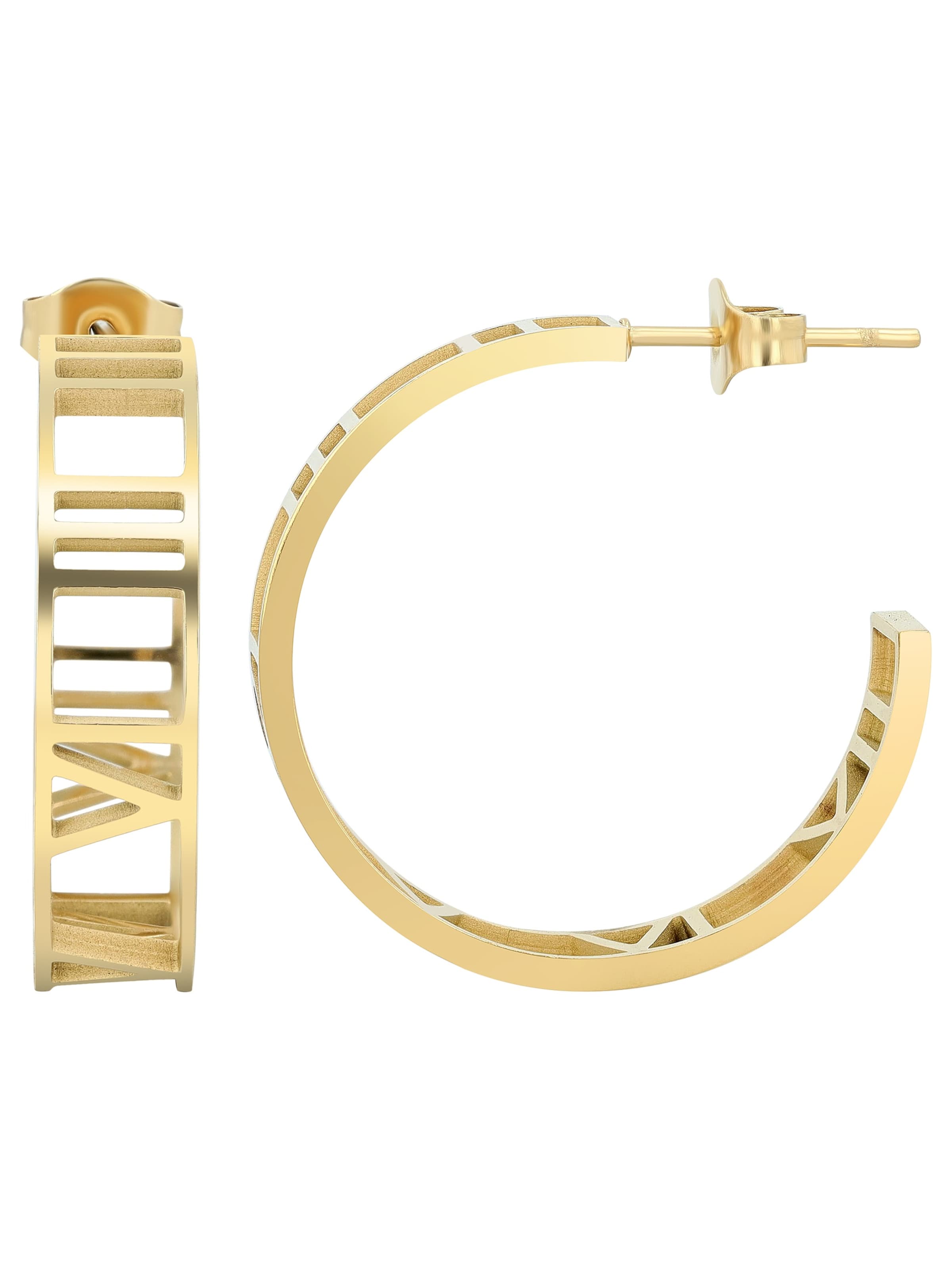 Akzent Earrings 'Vika, langlebig' in Gold