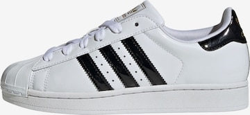 Baskets basses 'Superstar II' ADIDAS ORIGINALS en blanc : devant