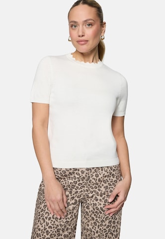 zero Sweater in White: front