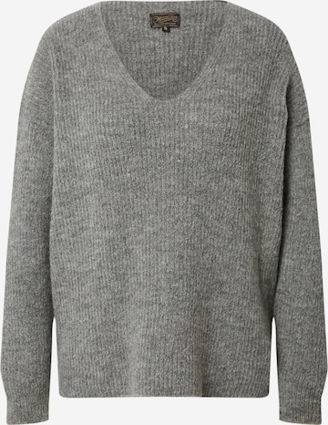 Herrlicher Sweater 'Lini' in Grey: front