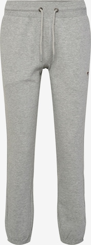 Hummel Regular Workout Pants in Grey: front