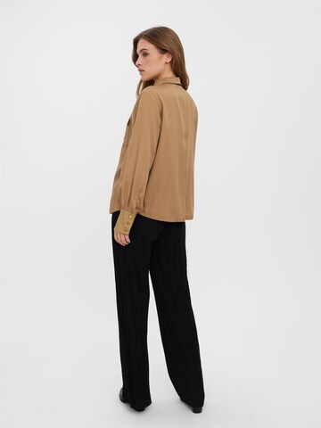 Chemisier 'TASJA' VERO MODA en marron