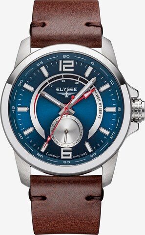 ELYSEE Analog Watch 'Ziros Power' in Brown: front