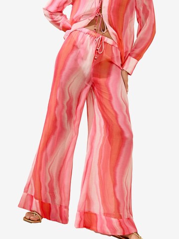 Lipsy Wide Leg Hose in Rot: Vorderseite
