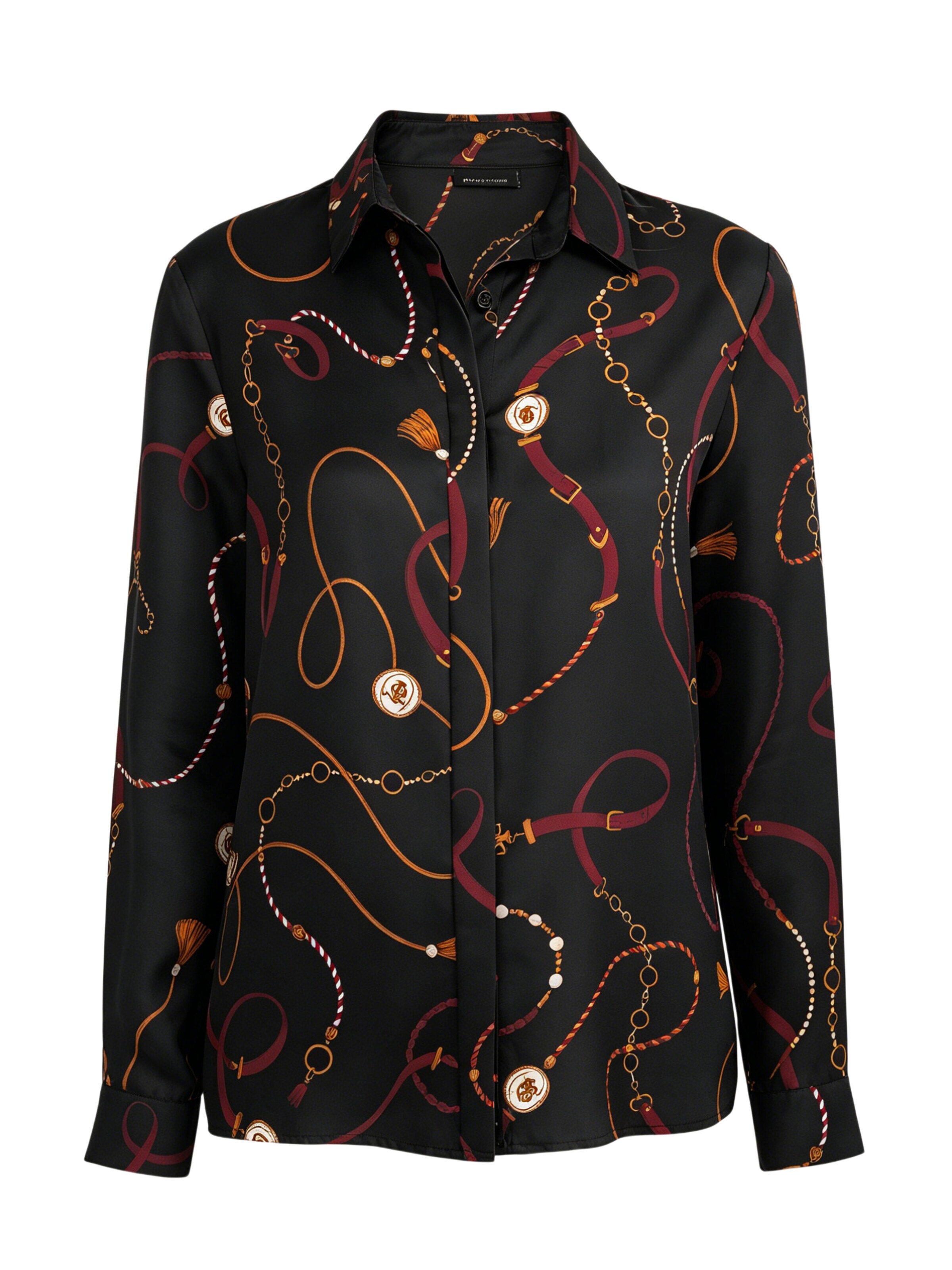 Lilysilk Bluse‌‌ in Schwarz: Vorderseite