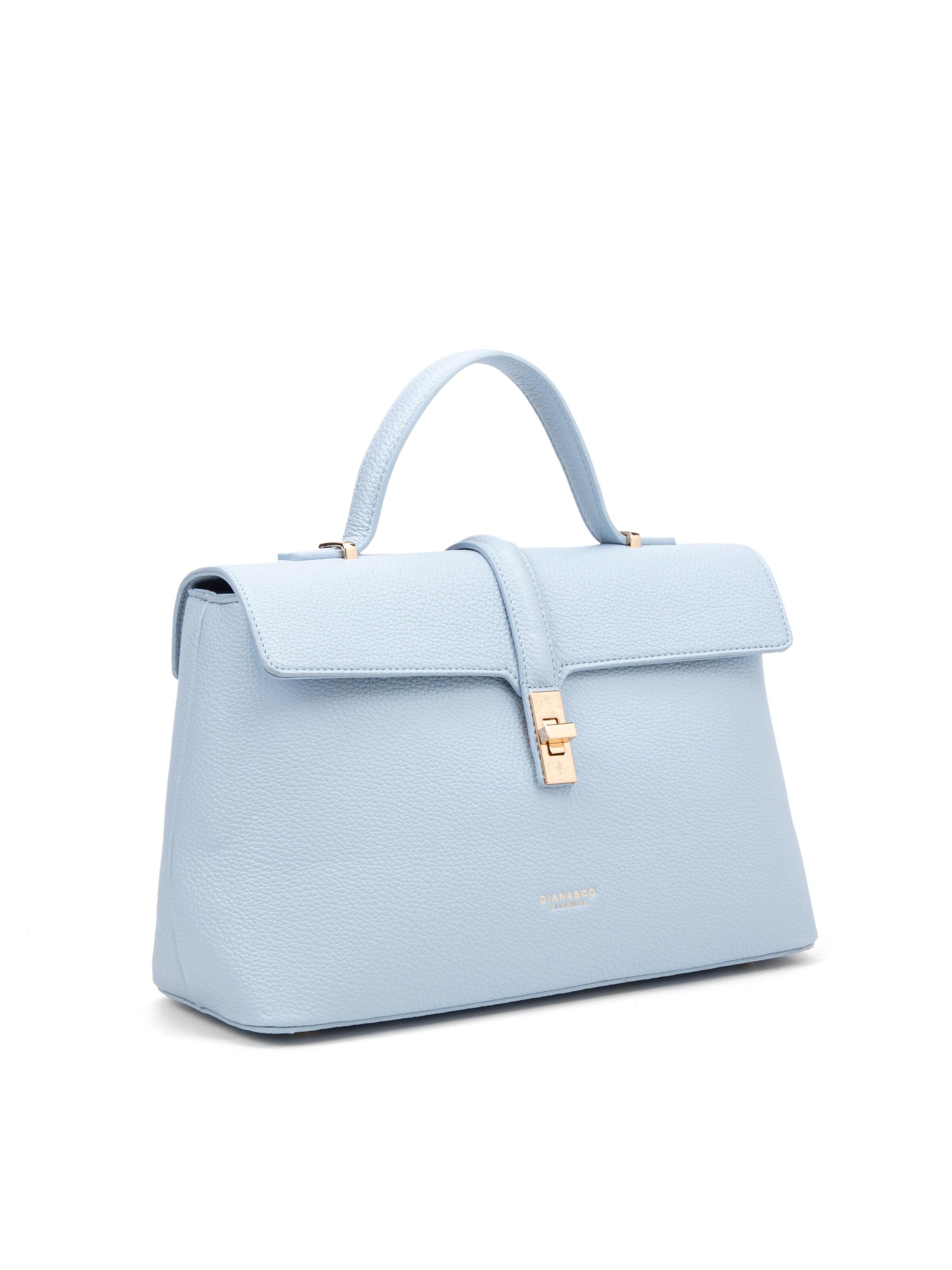 Borsa a mano 'Borsa a Mano Donna Pelle Vegana PU con Girello e Tracolla Rimovibile' di Diana&Co. in blu
