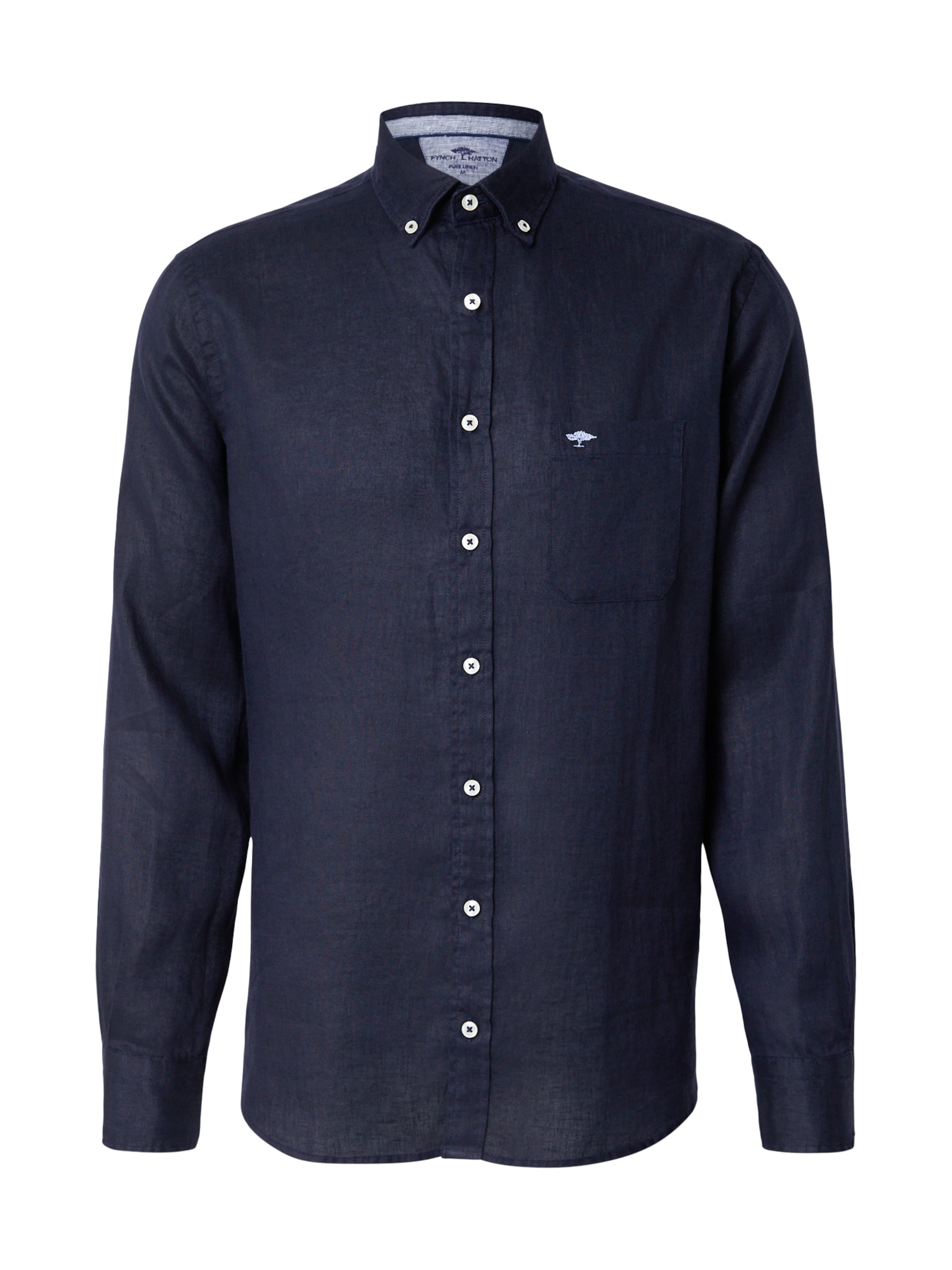 FYNCH-HATTON Klasický střih Košile – modrá: přední strana
