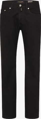 PIERRE CARDIN Regular Jeans 'Lyon' in Zwart: voorkant