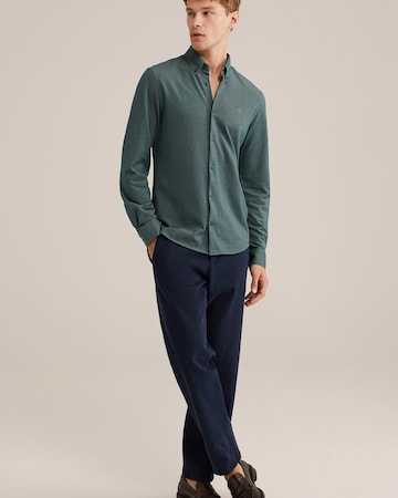WE Fashion Slim fit Ing - zöld
