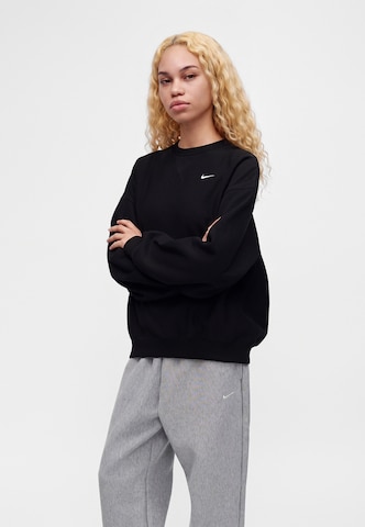 Nike Sportswear Μπλούζα φούτερ 'STDO FLC' σε μαύρο