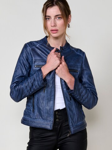 KOROSHI Φθινοπωρινό και ανοιξιάτικο μπουφάν σε μπλε