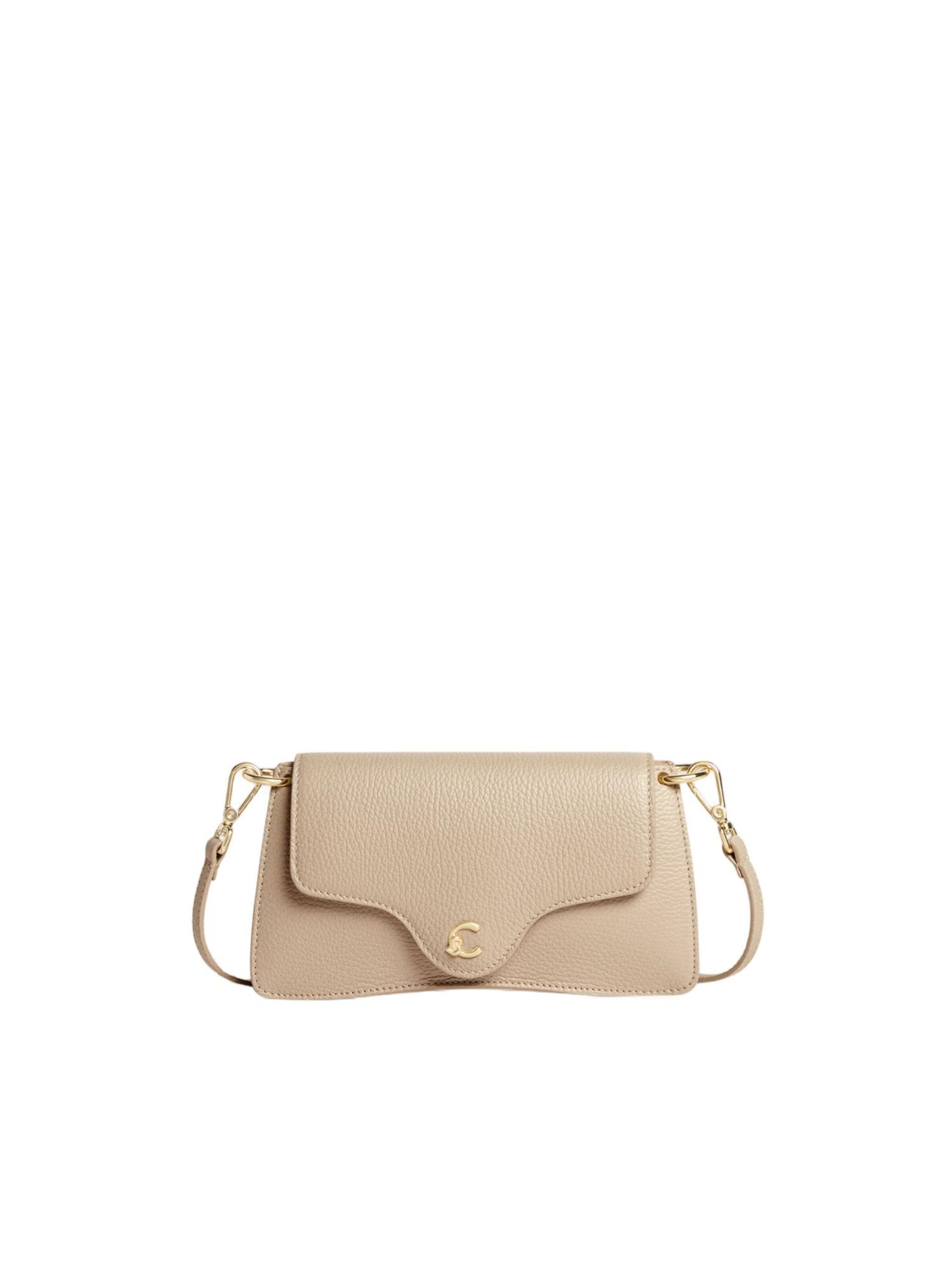 Coccinelle Schoudertas 'COCCINELLE C-Me S26 5' in Beige: voorkant