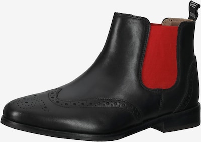 Gordon & Bros Chelsea boots in de kleur Rood / Zwart, Productweergave