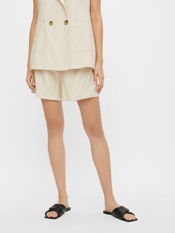 Y.A.S Loosefit Shorts 'Perfa' in Beige: predná strana