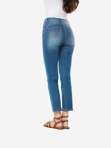 Coupe slim Jean KOROSHI en bleu