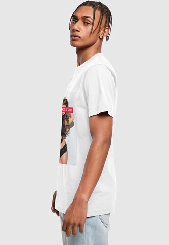 Mister Tee Shirt 'Drop It' in Weiß