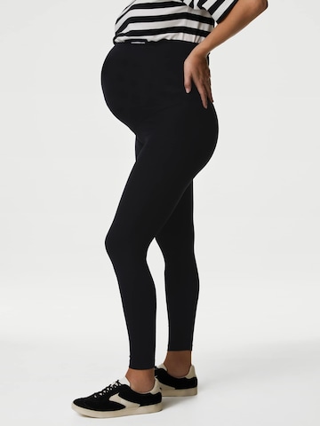 Marks & Spencer Skinny Leggings in Black: front