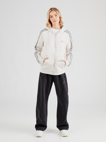 ADIDAS SPORTSWEAR Sportsweatjacke 'Essentials' in Beige