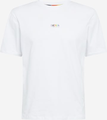 T-Shirt 'TLove' BOSS Orange en blanc : devant