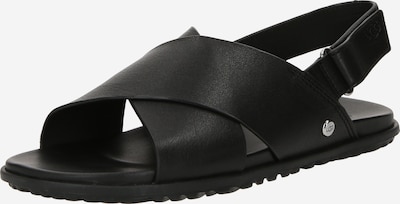 Sandale UGG pe negru, Vizualizare produs